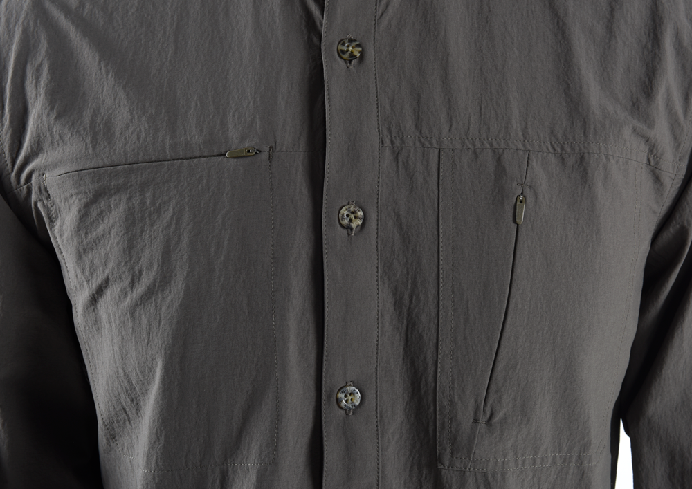 Nakuru long sleeve safari shirt olijfgroen - Afbeelding 4