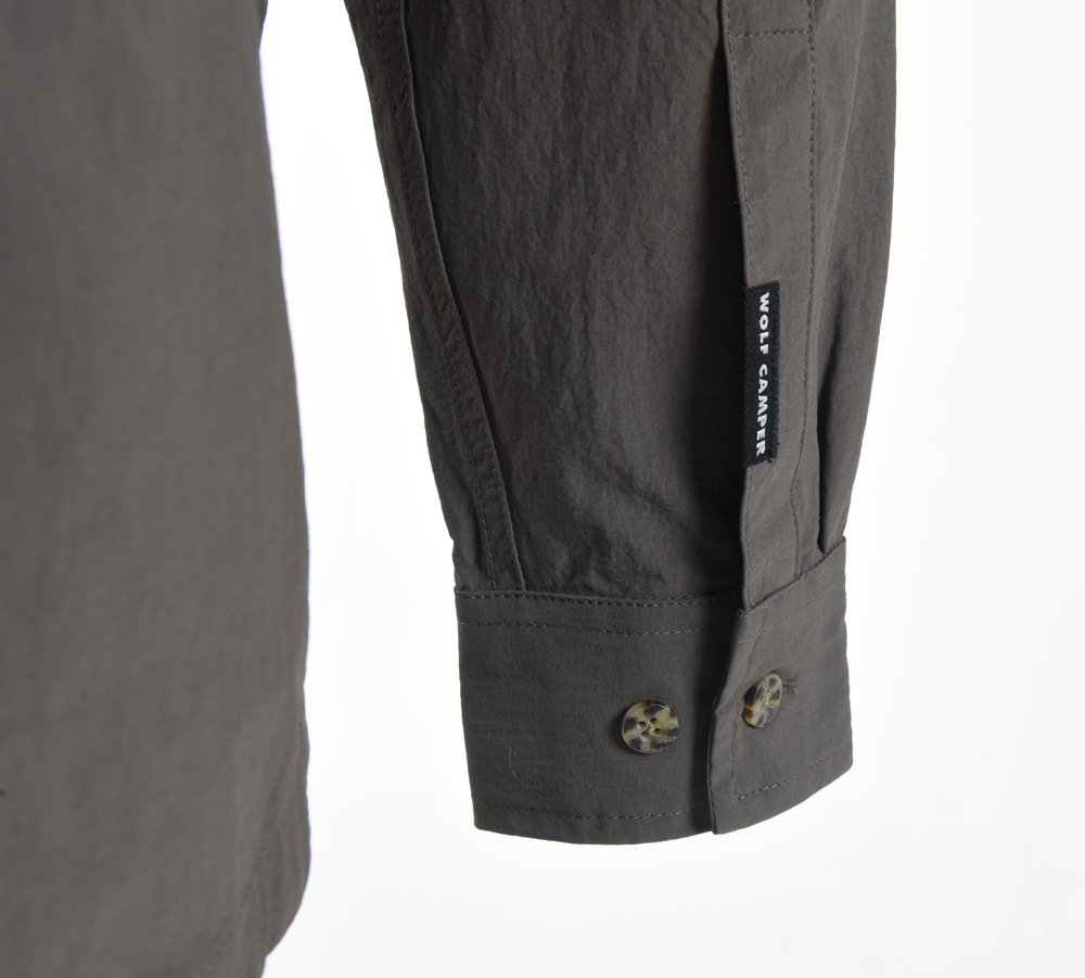 Nakuru long sleeve safari shirt olijfgroen - Afbeelding 5